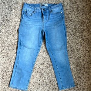 Liverpool Jeans Company Blue Cropped Ankle Jeans